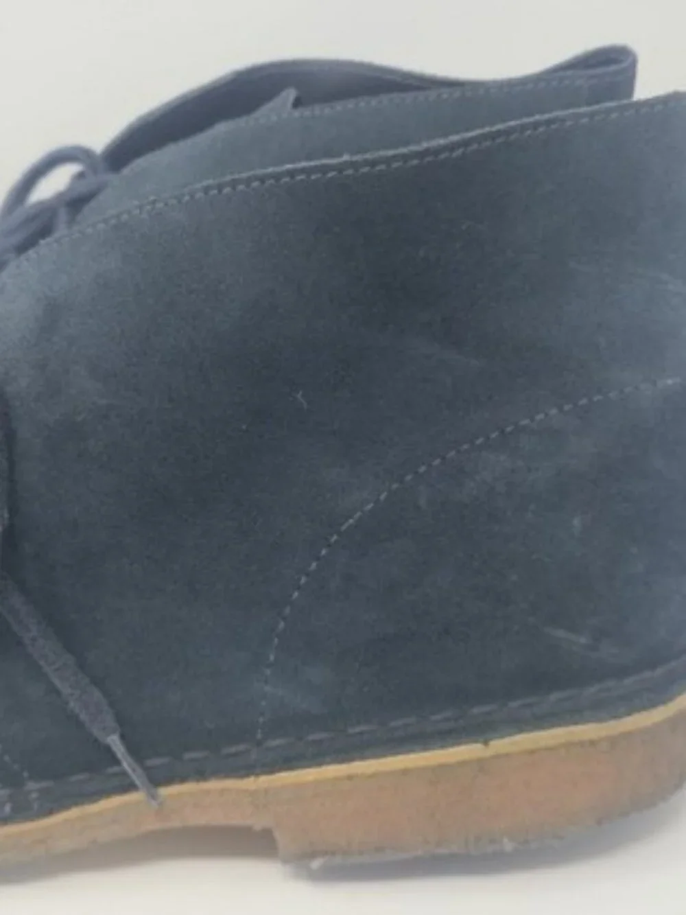 Clarks Originals Charles F Stead Navy Suede Desert Boots Chukka 12M